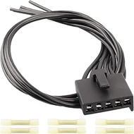 Micarun 5 Pin AC Fan Blower Motor Resistor Connector Pigtail Plug Wire Harness Fit for Ford Fusion L