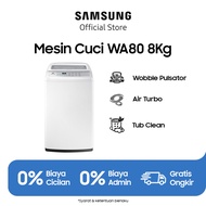 Samsung Mesin Cuci Top Loading 8Kg dengan Wobble Technology Anti Kusut, Magic Dispenser untuk Melaru