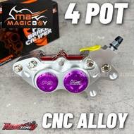 MAGIC BOY P9 4 POT CALIPER BRAKE/ MAGIC BOY CALIPER P8 P9 BRAKE CALIPER Y15 Y16 NVX LC135 RS150