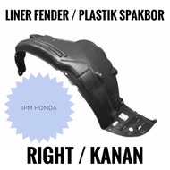Inner Liner Linner Fender Plastic Front Fender Honda Stream 2002-2006