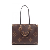 【二手】路易威登LOUIS VUITTON Tote Bag OnTheGo MM Monogram Giant Reverse M45321 PVC塗層帆布皮革 OnTheGo MM 女士