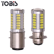 1X H6M BA20D Led Motorcycle Headlight H6 P15D LED 33SMD Front Fog Headlight Bulb BA20D P15D