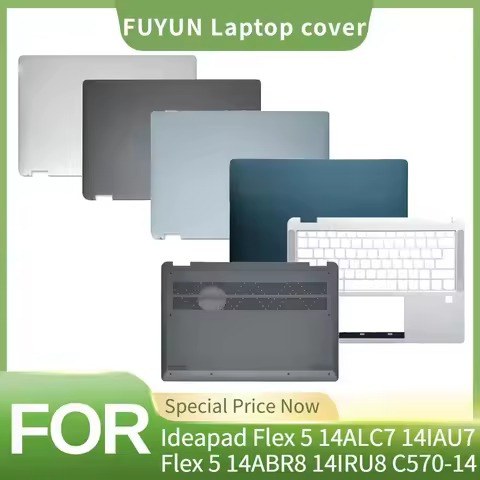 For Lenovo Ideapad Flex 5 14ALC7 14IAU7 Flex 5 14ABR8 14IRU8 C570-14 LCD Screen Back Top Cover Palmr