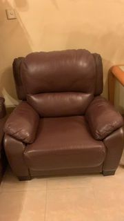 二手真皮單人梳化