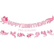 Hiasan Hari Lahir Axolotl, Banner Hari Lahir Axolotl yang Sudah Disusun |   Tiada Banner Axolotl Com