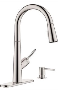 德國 Hansgrohe Lacuna Kitchen Faucet 1-Handle 17吋水龍頭 Steel Optic