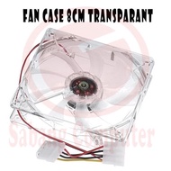 8cm TRANSPARENT CASING FAN / CPU CASING FAN