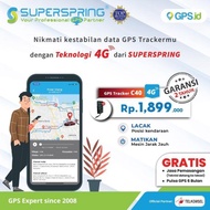 Gps Tracker C40 4G Super Spring Gps Mobil Garansi 2 Tahun