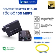 [IQTEK] Photoelectric Converter, IQ model optical Converter­-1F1E-AB, speed 100 mbps, 1 fiber optic,