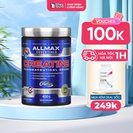Allmax Essentials Creatine Pharmaceutical Grade Muscle Strengthening Powder 400g Genuine