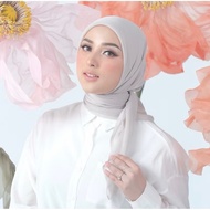Nathelabel Plain Paris Japan (Paris Japan Premium Square Hijab) Ash Grey