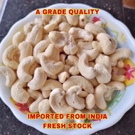 1kg/500g Cashewnut Raw/kacang gajus Mentah/Cashew nut / W320 [Fresh Stock] INDIA