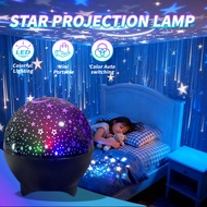 LED Star Projector Light Ambient Galaxy Night Light Starry Sky Projection Lamp RGB Lights for Room