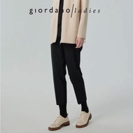 GIORDANO LADIES Women's Polyester Viscose Cropped Tapered Pants 02424532