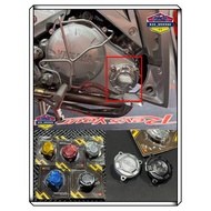YAMAHA LC135 V1-V8 Y15ZR OIL FILTER CAP ALUMINUM WITH SCREW SET GASKETS CNC ALLOY EX2010 GCRAFT VIET