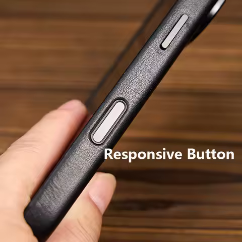 Soft Genuine Leather Case for iPhone 17 Pro Max Quality Business Case for iPhone 17 Pro Magnetic Cha