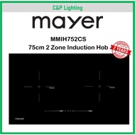 Mayer 75cm 2 Zone Induction Cooker Hob with Slider MMIH752C
