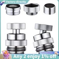 Swivel Aerator Adapter to Connect Garden Hose Multi-Thread Garden Hose Adapter 3/4in GHT Thread Silv