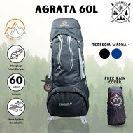 -Seven Summits AGRATA 60L Carrier Bag Free Rain Cover 60L Travel Backpack Carrier 60 Liter Hiking Ca