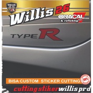 Honda Civic Type R Car Sticker - Car Decal Sticker