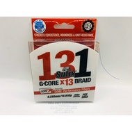 Sufix 131 G-Core x13 Braid PE2 / 330yds/300m 30lb / 0.235mm / 13.61kg Multicolor