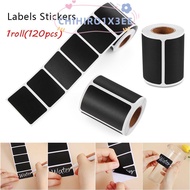 CHIHIRO1X3EE 120pcs/roll Labels Stickers Kitchen Chalkboard Spice Bottle Tags