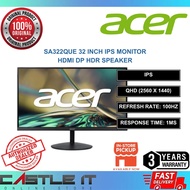 Acer SA322QUE 32 Inch IPS Monitor 100Hz 1ms QHD 2K HDMI DP HDR Speaker