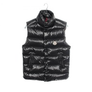 【二手】 MONCLER TIBB 羽絨背心 1A00096 黑色尼龍 TIBB 羽絨背心 男款 A