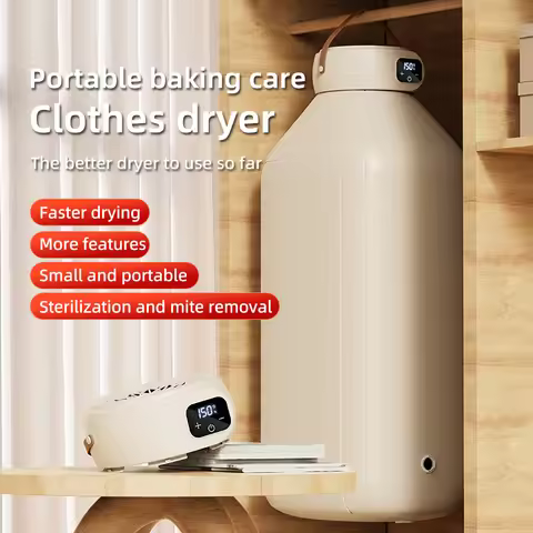 Portable Electric Clothes Dryer Multifunctional Dryer Machine Foldable Clothes Dryer with Timer Mini