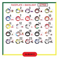 (ALBUM 2) FACEPLATE + BACKLIGHT G7900 DESIGN
