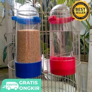 DISPENSER TABUNG CEPUK TEMPAT WADAH PAKAN MINUM HEWAN BURUNG HAMSTER GECKO SEMPATI DKK / DISPENSER P