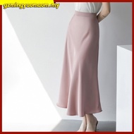 Chiffon skirt muslimah long skirt labuh korean style a line skirt kembang plus size skirt women skir