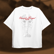 DOWNTOWN.TH - Classical Broque Lobster Oversized T-Shirt - เสื้อยืดโอเว่อไซส์ลาย Classical Broque Lo