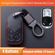 Auto Gate Replacement Switch Remote Control Key Case Cover 4 Buttons For Garage Door Retractable Door Gates