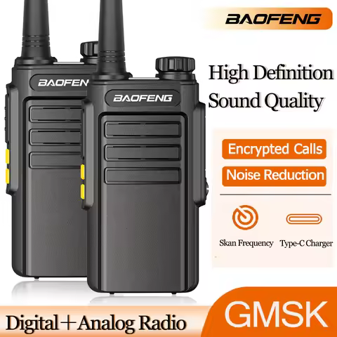 2PCS Baofeng GMSK Digital Analog Walkie Talkie W31D Encrypted Call Noise Reduction HD Radio Skan Fre