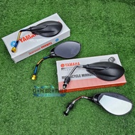 YAMAHA SIDE MIRROR BATANG TITANIUM / CHROME Y125Z Y15ZR Y16ZR LC135 SRL LAGENDA NVX Y100 Y110 SOLARI