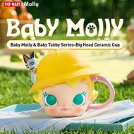 POP MART - Baby Molly 喵趣橫生系列-大頭陶瓷杯 （官方正版商品）