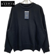 Fred Perry M3497 黑色超大款滾邊衛衣 L 碼 [二手]