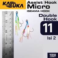 Assist Hook Kassuka Micro Double | Assist Hook Micro Jig | Kail Pancing