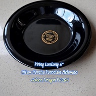 Piring Lontong 6" Horeka Porcelain Melamine - Golden Dragon P6206