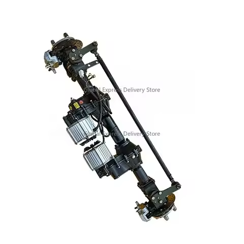 500W/800W/1000W Dual 2 Motors Disc Brake ATV Cart Electric Car Truck Sedan Differential Rear Drive F