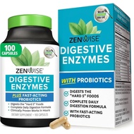 ZenwiseHealthDigestiveEnzymesforGutHealth&BloatingRelief-MultiEnzymesDigestionwithProbiotics,Bromela