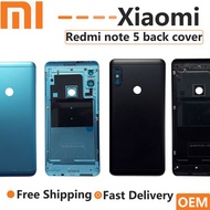 store OEM for Xiaomi Redmi Note 5 Battery Cover Rear Door Back Housing Redmi note 5 Pro + camera len