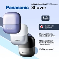 Panasonic 3-Blade Palm-Sized Shaver with Powerful Linear Motor ES-CM3A Long Lasting Battery