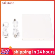 Sakurabc External Disk Drive  High Speed Reading Low Noise CD Player for Laptop Computers Desktop