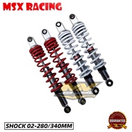 NON-TUBE DUCK SHOCK TOP UP SHOCK 340MM 280MM LOAD SHOCK SUPRA JUPITER KHARISMA VEGA ETC.
