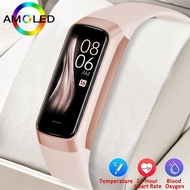 LIGE C60 Smart Watch Women Sport Fitness Watches Waterproof Body Temperature Heart Rate Monitor Smar