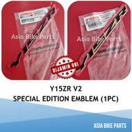 Yamaha Original Y15ZR V2 Special Edition Emblem 3D Tulisan Ekor Coverset Bronze Fury - B17-F173D-00 
