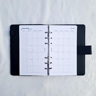 A6 - Planner 2026, Monthly Planner, Life Plan Journal [PAPER ONLY], Agenda 2026 A6 by INK_ON_PAPER