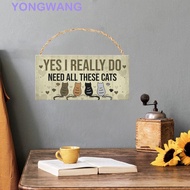 YONGWANG Plaque Pendant Tag Decorative Creative for Coffee Shop Wooden Durable Coffee Bar Plaques